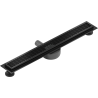 Mexen Flat 360° M33 Rotating Linear Drain 70 cm, Black - 1733070-40