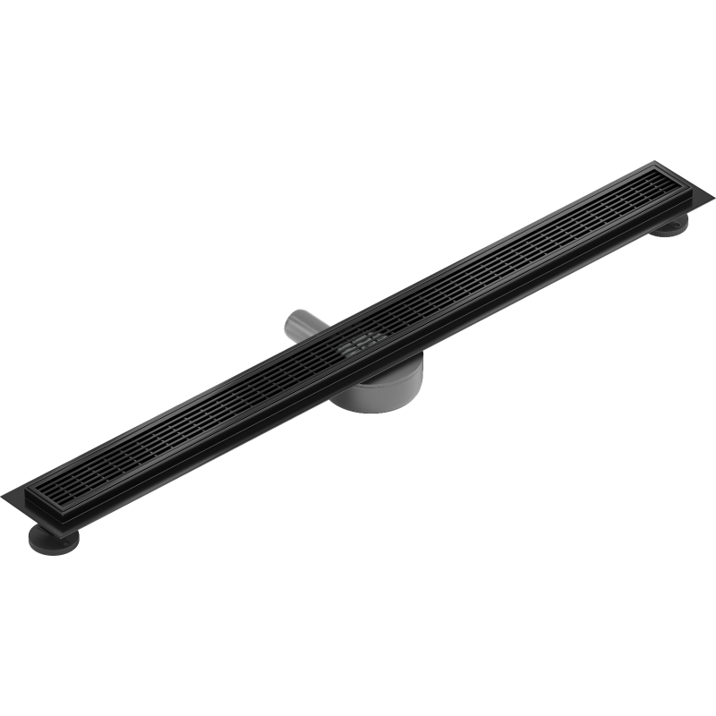 Mexen Flat 360° M33 Rotating Linear Drain 80 cm, Black - 1733080-40