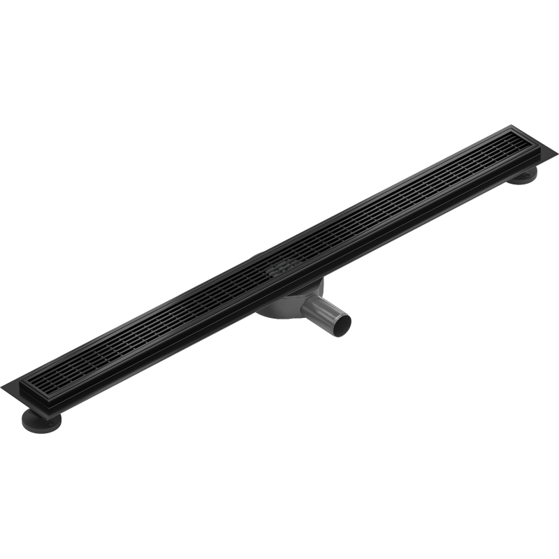 Mexen Flat 360° M33 Rotating Linear Drain 80 cm, Black - 1733080-40