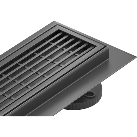 Mexen Flat 360° M33 100 cm Rotating Linear Drain, Black - 1733100-40