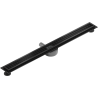 Mexen Flat 360° M33 swivel linear drain 100 cm, Black - 1733100-40