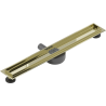 Mexen Flat 360 swivel linear drain body 60 cm, Gold - 1540060