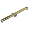 Mexen Flat 360° linear drain body with swivel, 90 cm, gold - 1540090