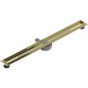 Mexen Flat 360° rotary linear drain body 100 cm, gold - 1540100