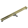 Mexen Flat 360 swivel linear drain body 100 cm, Gold - 1540100
