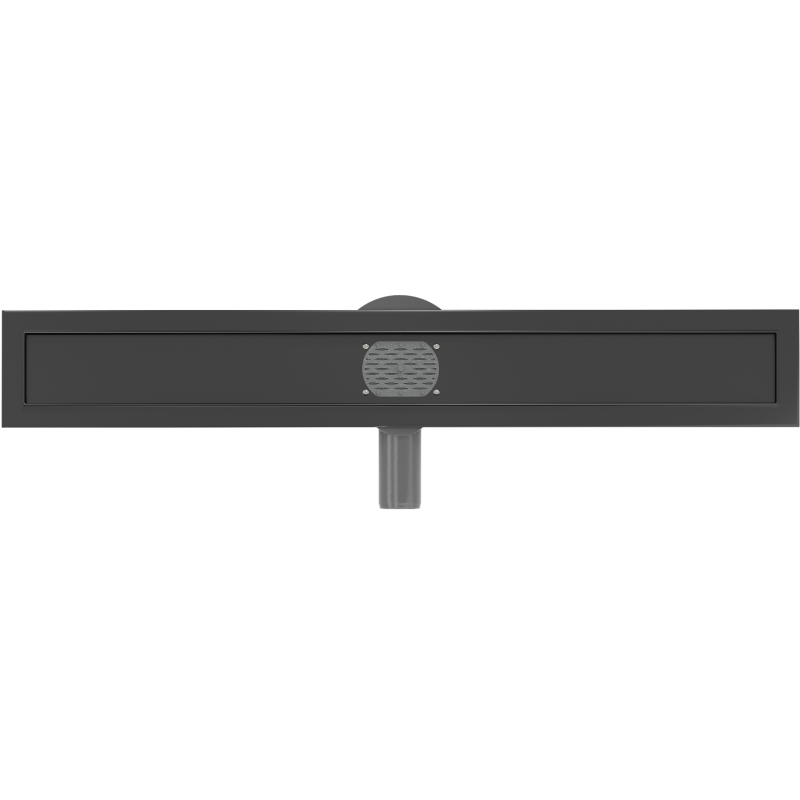 Mexen Flat 360° rotatable linear drain body 50 cm, black - 1740050