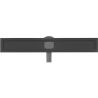 Mexen Flat 360° rotatable linear drain body 50 cm, black - 1740050