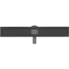 Mexen Flat 360° Rotatable Linear Drain Body 60 cm, Black - 1740060