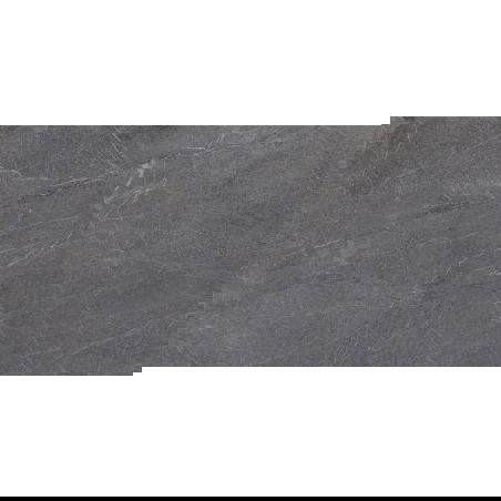 Mexen Olvera Black glazed rectified porcelain sample G1, floor-wall tile, carving - TL418-02-S