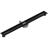 Mexen Flat 360° rotary linear drain body 90 cm, black - 1740090