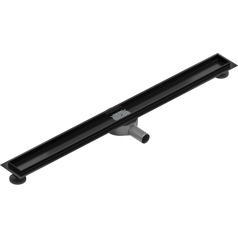 Mexen Flat 360 swivel linear drain body 90 cm, Black - 1740090