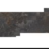 Mexen Blaze Black glazed porcelain stoneware sample rectified G1, floor-wall tile, carving - TL420-01-S