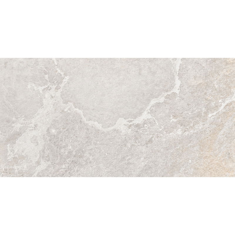 Mexen Blaze Silver glazed rectified sample tile G1, floor-wall tile, carving - TL420-02-S