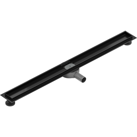 Mexen Flat 360° Rotary Linear Drain Body 100 cm, Black - 1740100