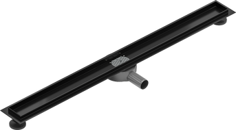 Mexen Flat 360 swivel linear drain body 100 cm, Black - 1740100