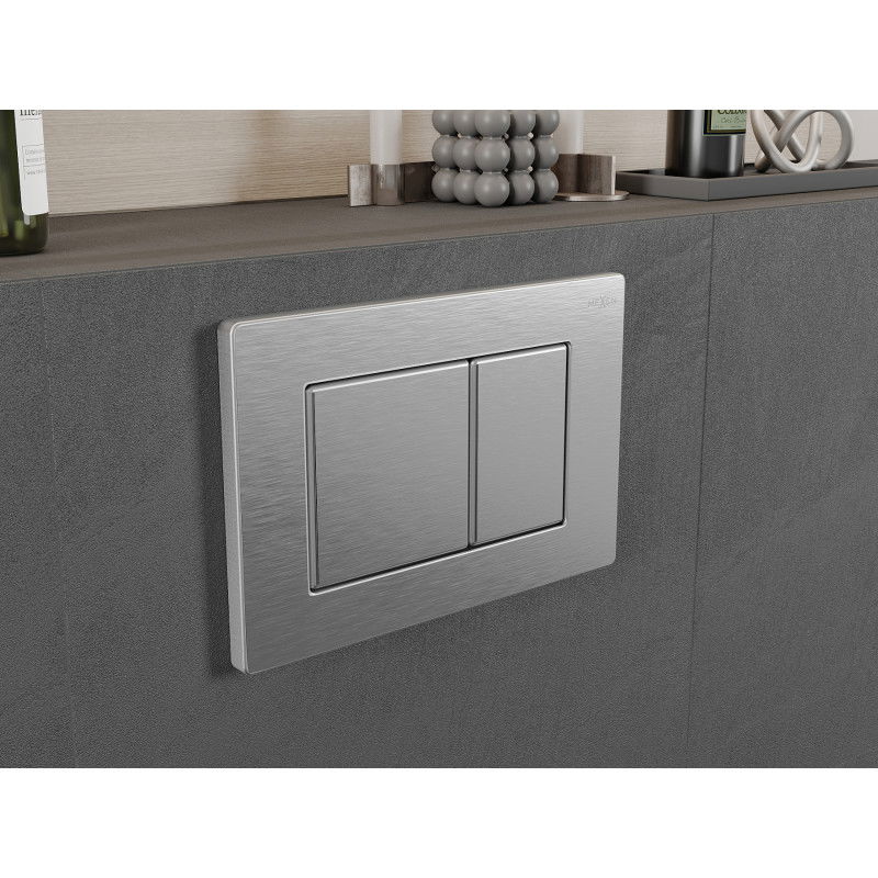 Mexen Fenix 03 flush button, stainless steel - 600312