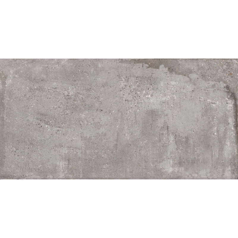 Mexen Cemento Gray glazed rectified porcelain tile sample G1, floor-wall tile 120 x 60 cm, carving - TL425-01-S