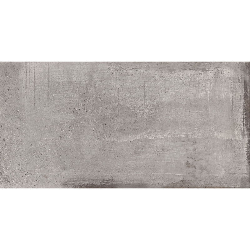 Mexen Cemento Gray glazed rectified porcelain tile sample G1, floor-wall tile 120 x 60 cm, carving - TL425-01-S