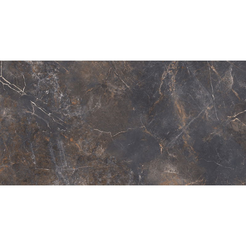 Mexen Visby Black glazed rectified gres sample. G1 floor-wall tile, carving - TL428-02-S