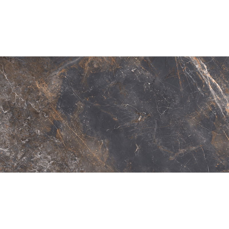 Mexen Visby Black glazed rectified gres sample. G1 floor-wall tile, carving - TL428-02-S