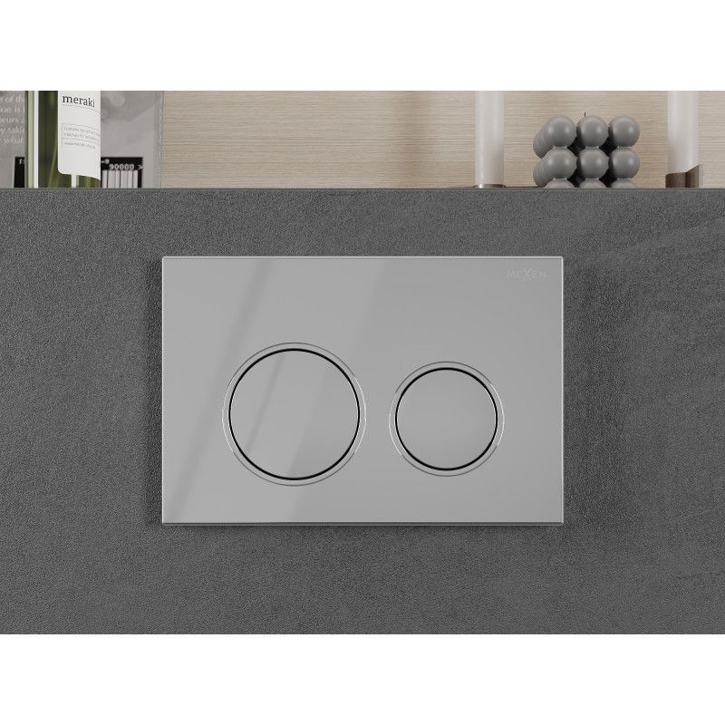 Mexen Fenix 07 XS flush button, shiny chrome - 600701