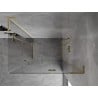 Mexen Mist-H L Duo right hinged shower cabin 105 x 120 cm, transparent, gold - 8A5L-105L-120P-50-00