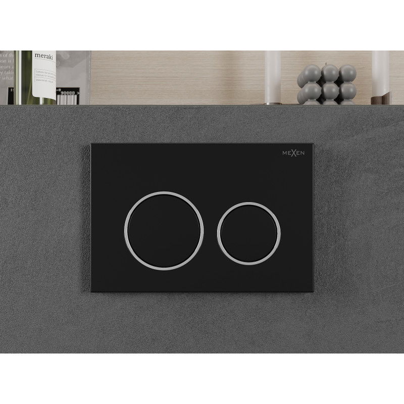 Mexen Fenix 07 XS flush button, black matte - 600703
