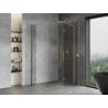 Mexen Mist-H L Duo right hinged shower cabin 105 x 120 cm, transparent, gold - 8A5L-105L-120P-50-00