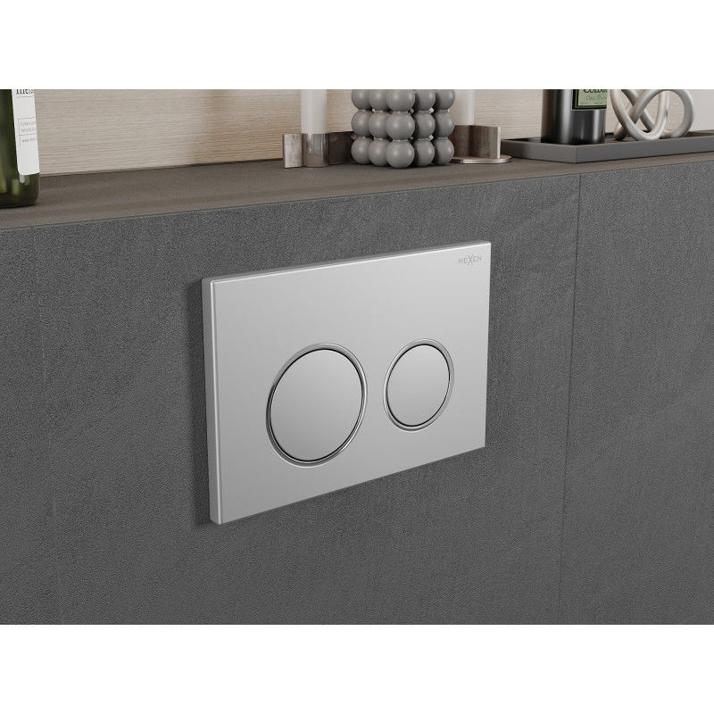 Mexen Fenix 07 XS flush button, matte chrome - 600702
