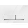 Mexen Fenix 09 flush button, glossy white - 600900