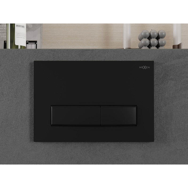 Mexen Fenix 09 flush button, black matte - 600903