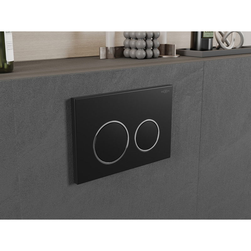Mexen Fenix 07 XS flush button, black matte - 600703