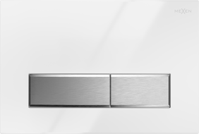 Mexen Fenix 09 flush button, White/Glossy Chromee - 600992