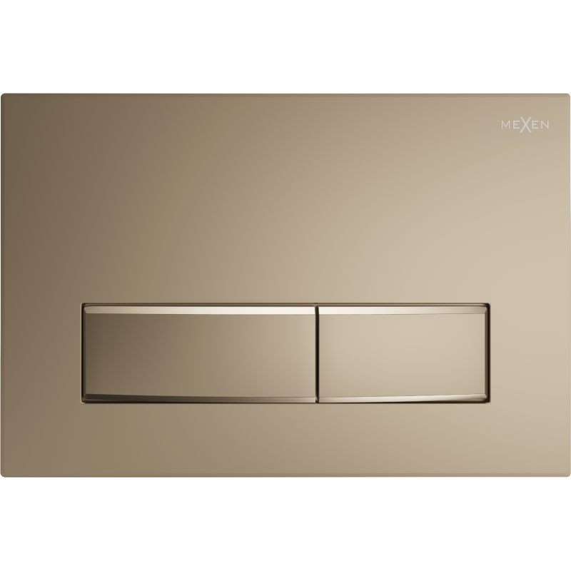 Mexen Fenix 09 flush button, champagne gold - 600904