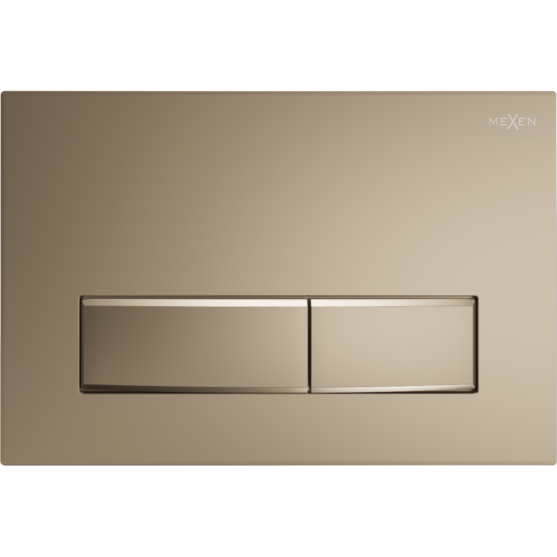 Mexen Fenix 09 flush button, Gold - 600904