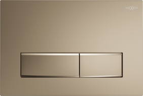 Mexen Fenix 09 flush button, Gold - 600904