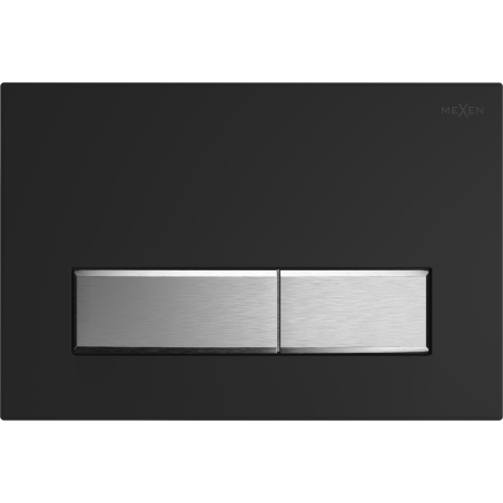 Mexen Fenix 09 flush button, Black/Matt Chromee - 600997