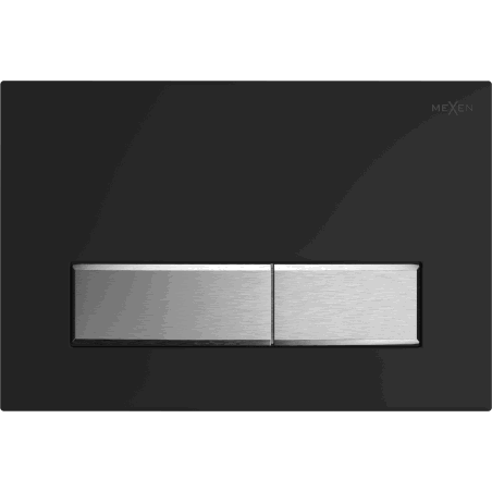 Mexen Fenix 09 flush button, black/matte chrome - 600997