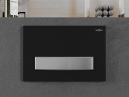 Mexen Fenix 09 flush button, black/matt chrome - 600997