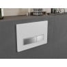 Mexen Fenix 09 flush button, white/matt chrome - 600929