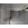 Mexen Mist-H L Duo left hinged shower enclosure 115 x 85 cm, transparent, brushed gold - 8A5L-115L-085P-55-00