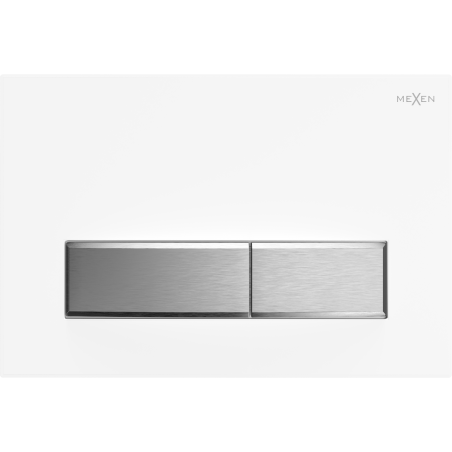 Mexen Fenix 09 flush button, White/Matt Chromee - 600929