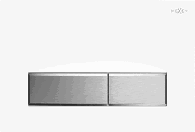 Mexen Fenix 09 flush button, White/Matt Chromee - 600929