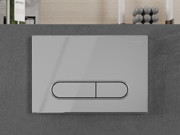 Mexen Fenix 11 flush button, shiny chrome - 601101