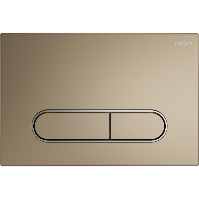 Mexen Fenix 11 flush button, Gold - 601104