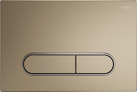 Mexen Fenix 11 flush button, Gold - 601104