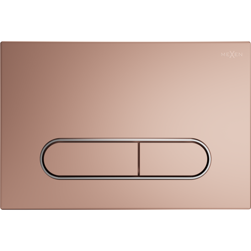 Mexen Fenix 11 flush button, Rose gold - 601105