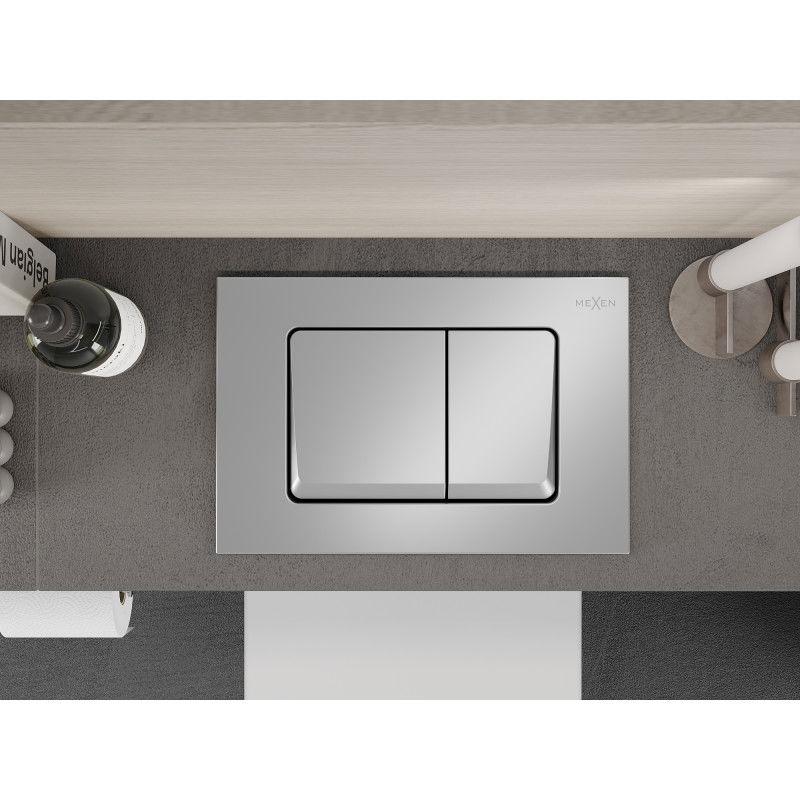Mexen Fenix 10 XS flush button, matte chrome - 601002