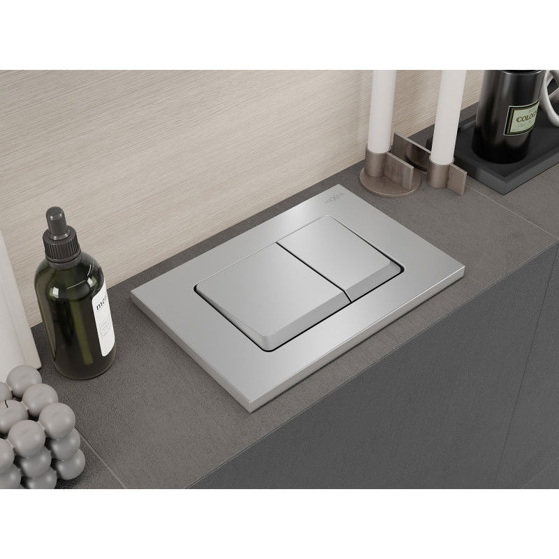 Mexen Fenix 10 XS flush button, matte chrome - 601002
