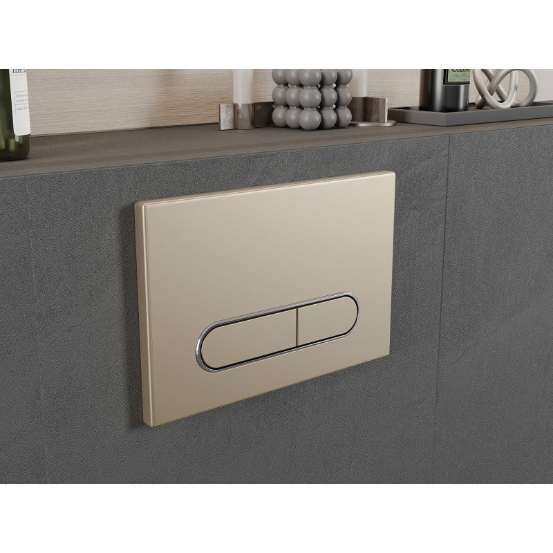 Mexen Fenix 11 flush button, gold champagne - 601104